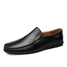 Fashion Leather Slip On Men